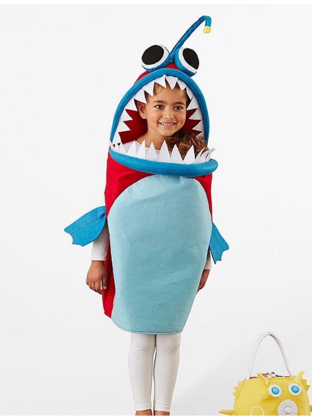 Pottery Barn Kids Angler fish Halloween costume size 4-6 retired